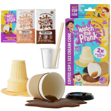 WOWMAZING WatchMePrank IJsje & Koffie Mok Grap Kit - Dubbel Grap Set voor Kinderen & Volwassenen