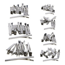 Shapenty 7 Sizes Metal Hair Clips Alligator Teeth Prongs Hair Clips Hairpins Clamps Holders for Women Girl Hair Bow Accessories Making Hair Salon DIY