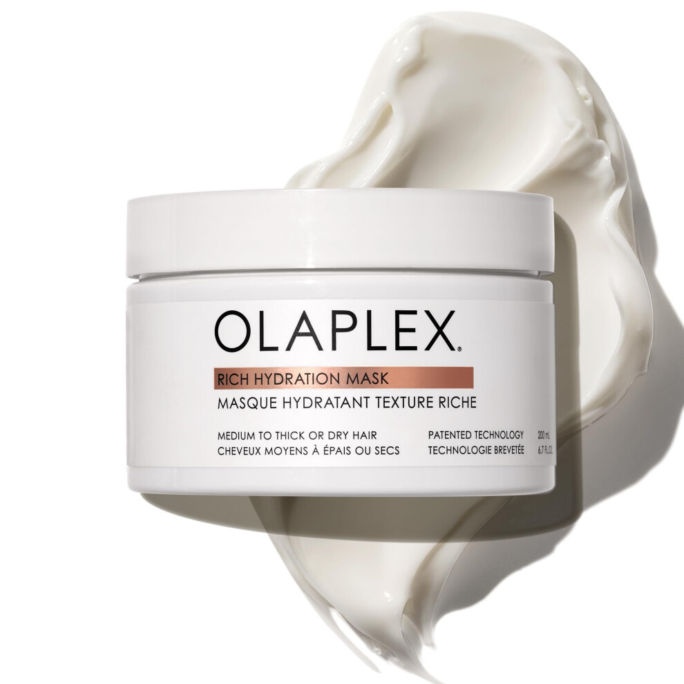 Olaplex Rich Hydration Mask: Cuticle Sealing Mask | Hydrate & Control Frizz | For Dry Or Medium To Coarse Hair 200 Ml / 6.7 Fl. Oz.