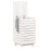 VidaXL (white, 44 x 44 x 76 cm) vidaXL Laundry Basket Laundry Hamper with Lid Laundry Sorter Solid Wood Pine 3