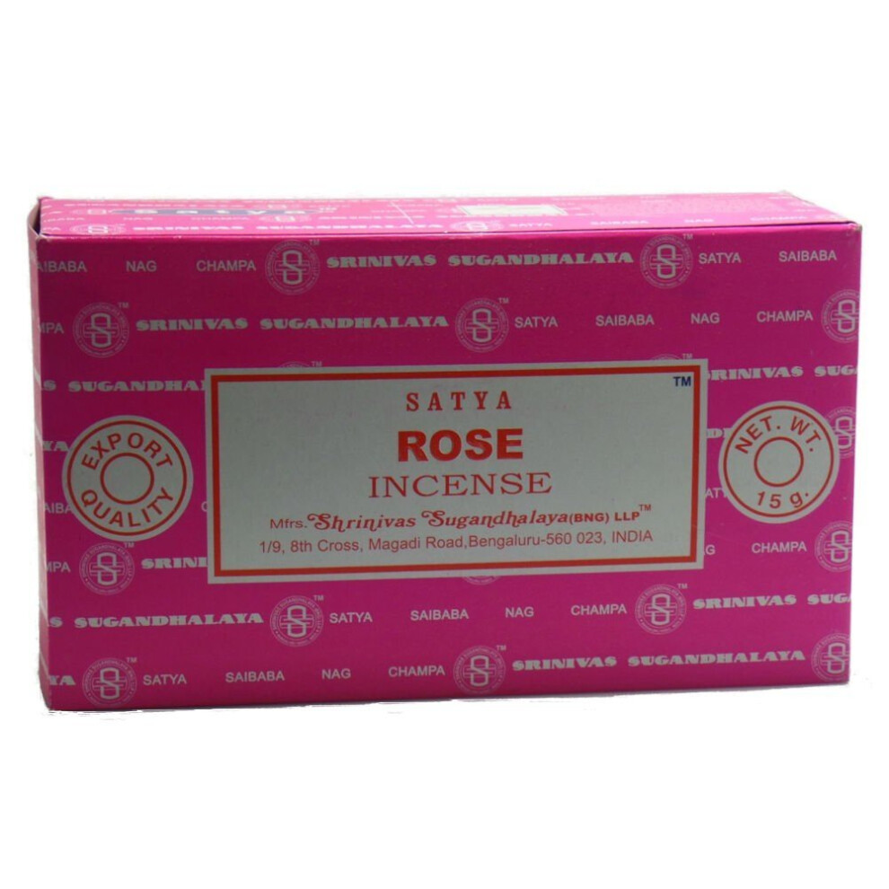 Satya Rose Incense Sticks 15 Grams