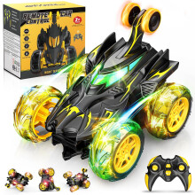 Auto RC per Bambini 3-10 Anni, Auto Stunt 4WD Controllo Remoto, Giocattoli Interni Esterni Off-Road
