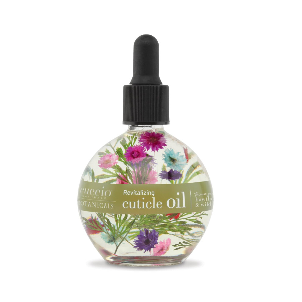 Cuccio Naturale Italian Garden Collection Revitalizing Cuticle Oil - Tuscan Garden With Hawthorn & Wild Daisy - Hydrating And Nourishing Cuticle Oil F