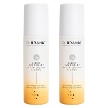 Dr. Brandt Bright This Way Liquid Sun Shield - 100% Mineral SPF 50 Sunscreen - Lightweight Lotion with Invisible Finish - 1.7 fl oz Pack of 2