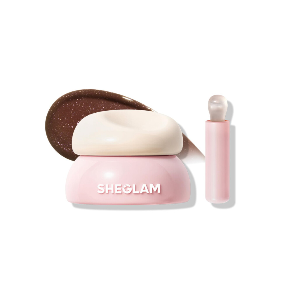 Sheglam Cream Hydra Jelly Pocket Lip Jam Hydrating Nourishing Lip Gloss Moisturizing Lip Makeup-Choco