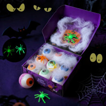 Halloween Badekugeln für Kinder: 9 Stück Augapfel Badekugeln mit Überraschungsspielzeug
