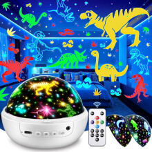 Staryou Giocattoli Dinosauri per Bambini 2-7, ?Telecomando+3 Film+93 Effetti?