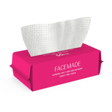 FACEMADE 50 Count (Soft Pack) XL Disposable Face Towels, Ultra Thick Face Towelettes Disposable, Clean Facial Towels for Makeup Remover, Skincare, USD