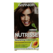 Garnier Nutrisse Nährendes Color Creme 51 Mittel-Aschbraun (Cool Tea), (Verpackung kann variieren)