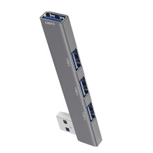 USB Hub Detachable 4Port USB 3.0 Splitter for Desktop and Laptop, Portable Multiport Expander for Printer and Keyboard