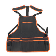 Tool Apron Workshop Mechanic Gardener Oil Resistant Waterproof Smooth Zipper Unique Design Wide Application Multiple Pocket Storage Durable Materials