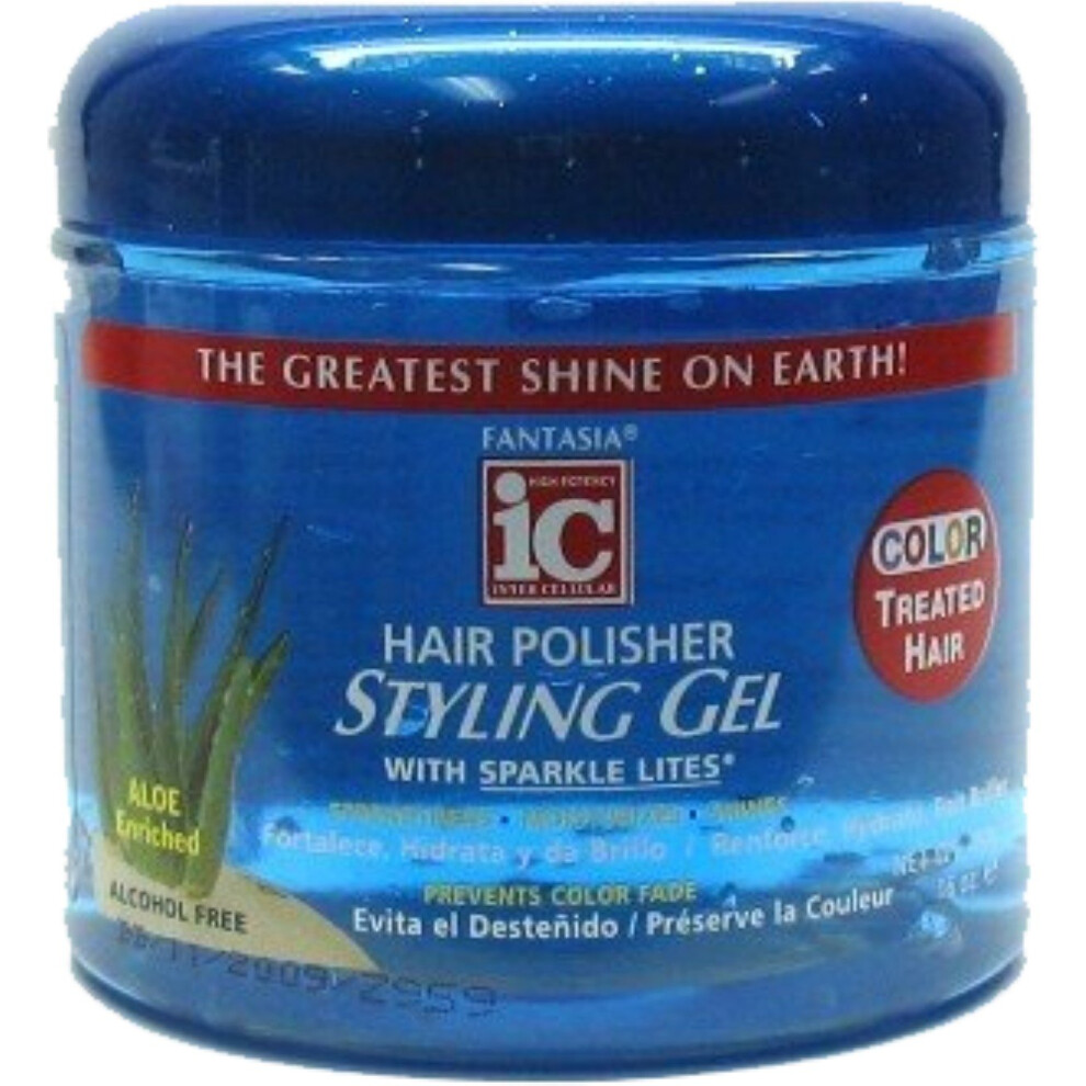Fantasia Ic Polisher Gel With Sparkle 16 Oz. (Color Treated)