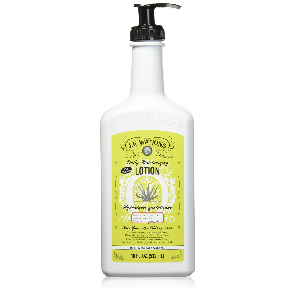 J.r. Watkins Green J R Watkins, Daily Moisturizing Lotion, Aloe & Tea, 532Ml