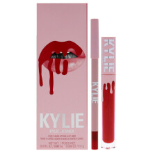 Kit de Labios Velvet - 405 Red Velvet de Kylie Cosmetics - 2 Piezas 0.10oz Labial Líquido, 0.03oz Lápiz Labial