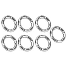 Multifunktionell O-ring i rostfritt stål, svetsfri konstruktion, slät, glansig yta, metallögla för utomhusutrustning
