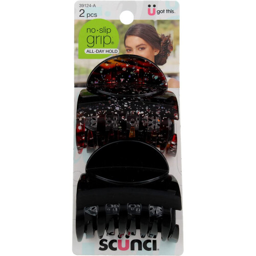 Scunci No Slip Grip Clips, 59 Grams
