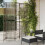 VidaXL vidaXL Paravent 4-tlg. Grau Poly Rattan 1