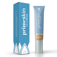 Primeskin CC Cream voor Oudere Vrouwen, Koreaanse CC Cream, Zelfaanpassend voor Rijpe Huid, Satijn Huid 1.69 Fl Oz/50ml (TAN)