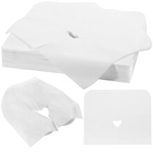 DIMEGON 100PCS Einweg Gesichtsauflagen für Massagestühle, Einweg Kopfpolsterbezüge