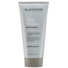 Blackstone Men's Grooming Post Shave Moisturizer with Tea Tree Oil, Shea Butter, Vitamin E, & Aloe | Soothing Cooling Balm | Cruelty & Paraben Free |