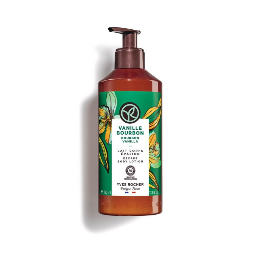Yves Rocher Escape Bourbon Vanilla Body Milk Lotion - 390 Ml. / 13.1 Fl.oz.