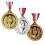 Médailles en Or, Argent & Bronze avec Ruban 3