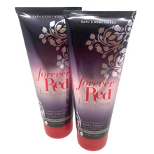 Bath & Body Works Forever Red Vanilla Rum Ultimate Hydration Body Cream 2 x 8 oz
