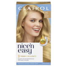 Clairol Nice'n Easy Permanent Hair Color Creme, 9G Light Golden Blonde, Hair Dye, 1 Application