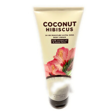Bath and Body Works Kokos Hibiscus Ultra Shea Body Cream 8 Ounce Volledig Formaat