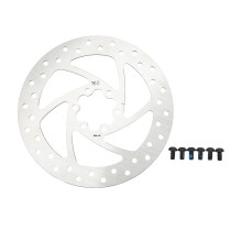 Disque de frein pour scooter, disque de frein en acier inoxydable de 160 mm avec fixation à 6 boulons, système de freinage anticorrosion et à