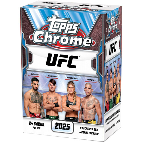 2025 Topps Chrome UFC - Fabrikversiegelt - Wertbox