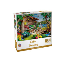 Masterpieces 1000 darabos kiraks jtk felnotteknek s csaldoknak kabintkelohely 19,25""""x26,63""""