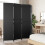 VidaXL vidaXL Room Divider 4 Panels Privacy Screen Balcony Screen Black Poly Rattan 3