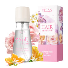 Haarparfum, Honing & Rozen Haarparfum met Jojoba- en Arganolie voor Droog, Beschadigd Haar