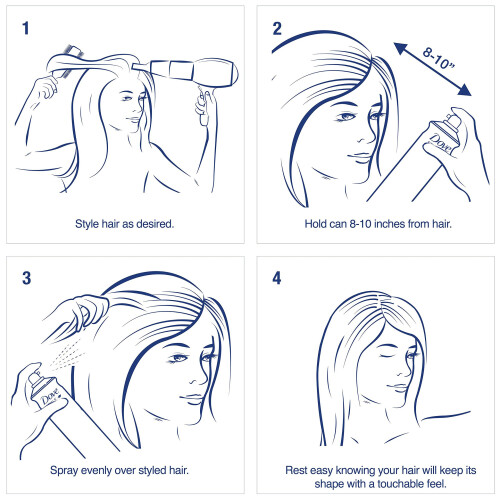 Dove Dove Haarspray, Extra Halt, 198 g 2