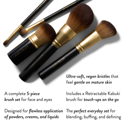 Laura Geller Beauty LAURA GELLER NEW YORK 5pc Full Face Brush Set 1