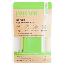 MAKARI IYKYK Ginger Cleansing Bar | Hidratl arcszappan gymbr kelkposztval, uborkval s spenttal | Gyengd shea vajas tisztt | Vegn s nem