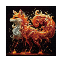 Art Fox rejtvnyek felnotteknek, 1000 darab, kihvst jelento llati kiraks rejtvnyek Nehz, kemny, aranyos piros puzzle