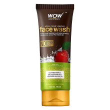 Gel Limpiador Facial de Vinagre de Manzana WOW - Limpieza Profunda para Piel Suave, Elimina Puntos Negros y Reduce Acné