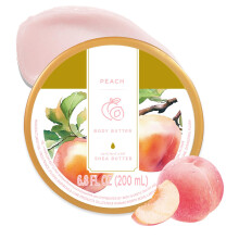 Beurre Corporel Pêche Belle Princesse au Beurre de Karité Naturel, 200ml