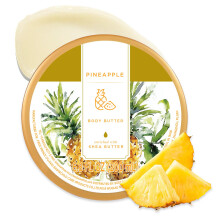 Princess Belle Ananas Körperbutter mit natürlicher Sheabutter, Körperfeuchtigkeit für trockene Haut-200ml