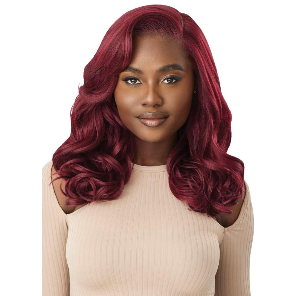 Outre Unisex Cream Lace Front Wig - Melted Hairline - Shelby ( Soda)