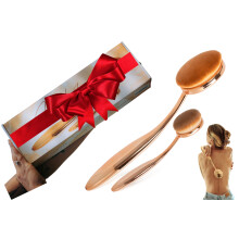 WISHAR Selbstbräuner-Applikator - Kabuki Pinsel für Rücken, Körper, Gesicht, Lotion, Makeup, Sonnenschutz