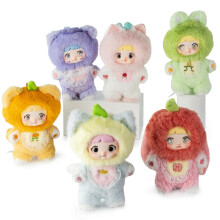 BEEMAI Nommi Interessante Fruits Series Pluche Blind Box 1PC (1 van 7 mogelijke stijlen) Leuke figuren Verzamelspeelgoed Verjaardagscadeaus