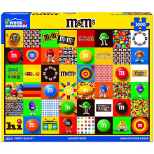 White Mountain M&M Fun Puzzle Puzzle vintage da 1000 pezzi per adulti e famiglie