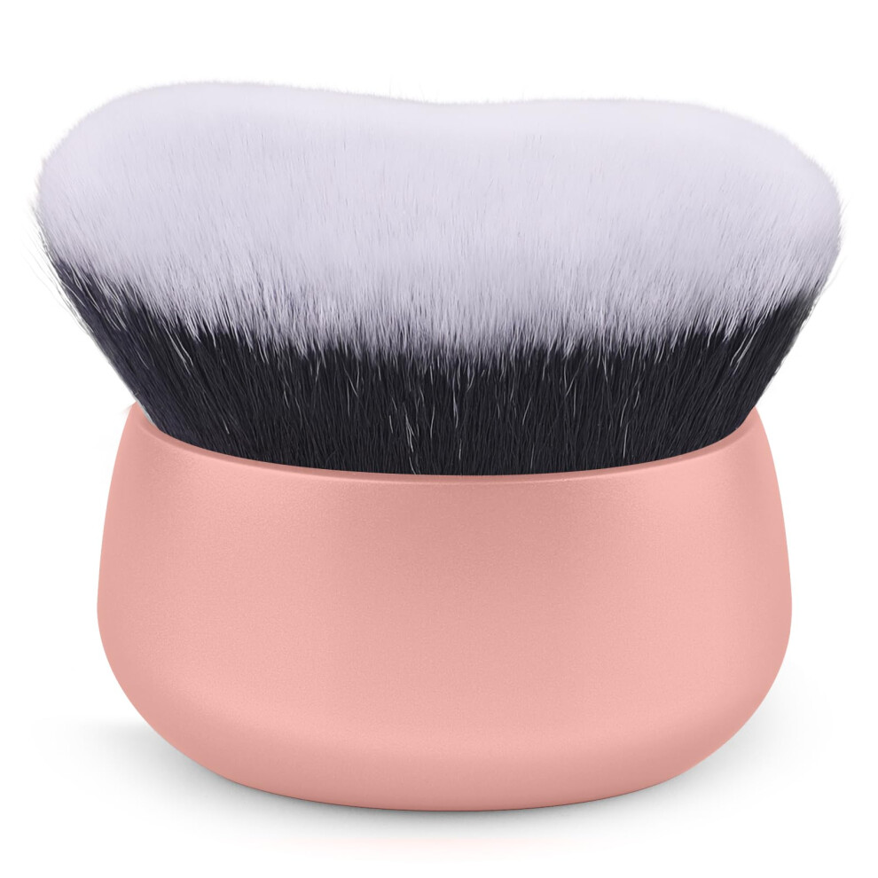 Glor?Rochas Glor?Brochas 75Mm Extra Large Self Tanner Kabuki Makeup Brush - Ultra Soft Dense Vegan Bristles For Body Makeup Bronzer & Foundation-Applies Tanning