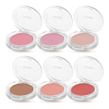 Barra de Colorete en 6 Colores, Barra de Colorete Sólido, Multiusos para Mejillas, Labios y Ojos