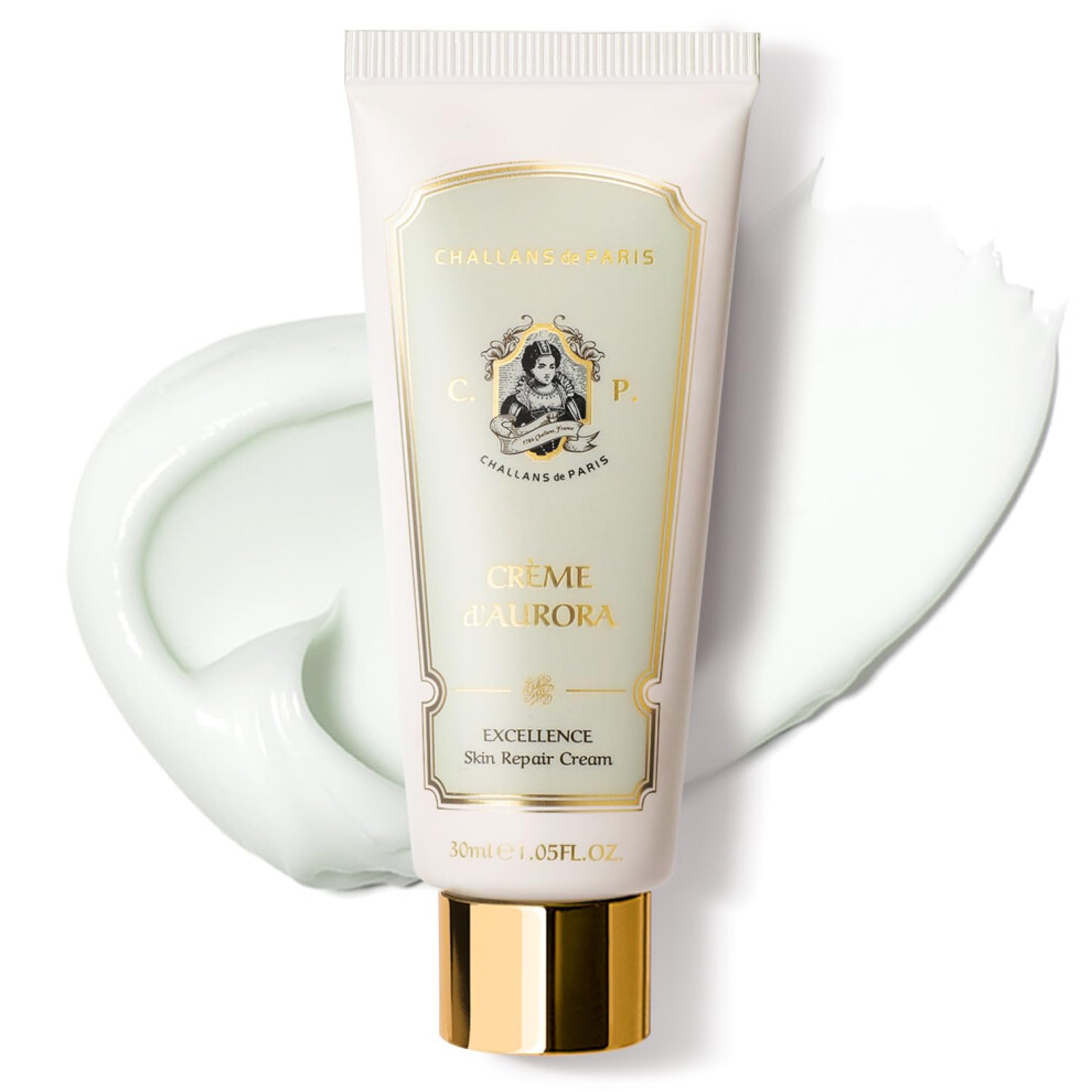 Challans De Cream Paris Crme Daurora Excellence - Revitalizing Moisture & Comfort Lightweight Rapid Absorption 1.05 Fl Oz (30 Ml)