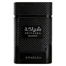 Khadlaj Shiyaaka Shadow - Fragancia Unisex Duradera, Picante, Amaderada, Frutal, Terrosa - 100 ml