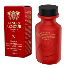 King's Armour Ultra Hold Matt Styling Powder für Männer | Natürlicher Look, Hohe Fülle & Reworkable Textur
